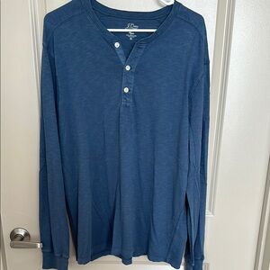 J. Crew Navy Long Sleeve Tee